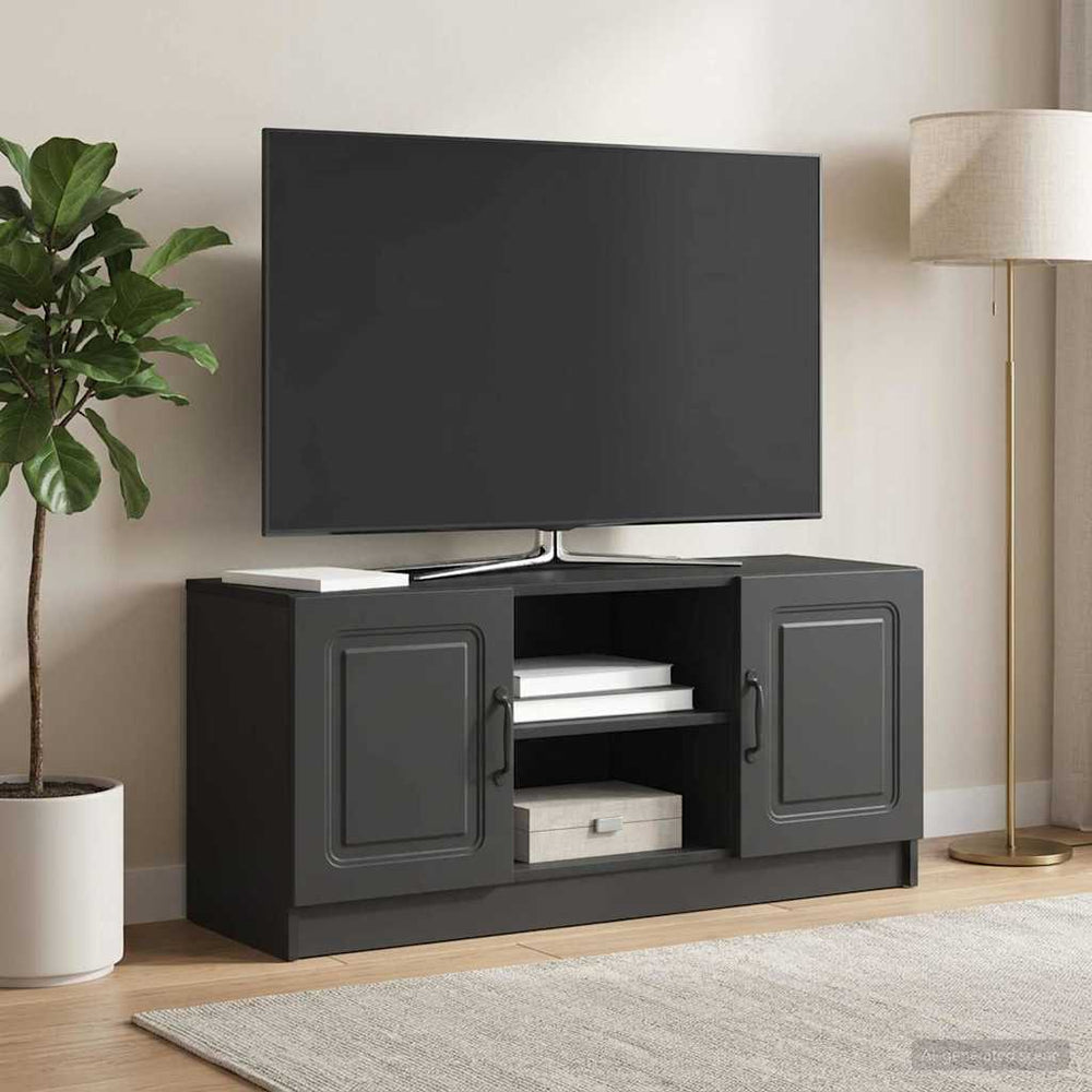 Televizoriaus spintelė Juoda 102 x 34,5 x 47 cm