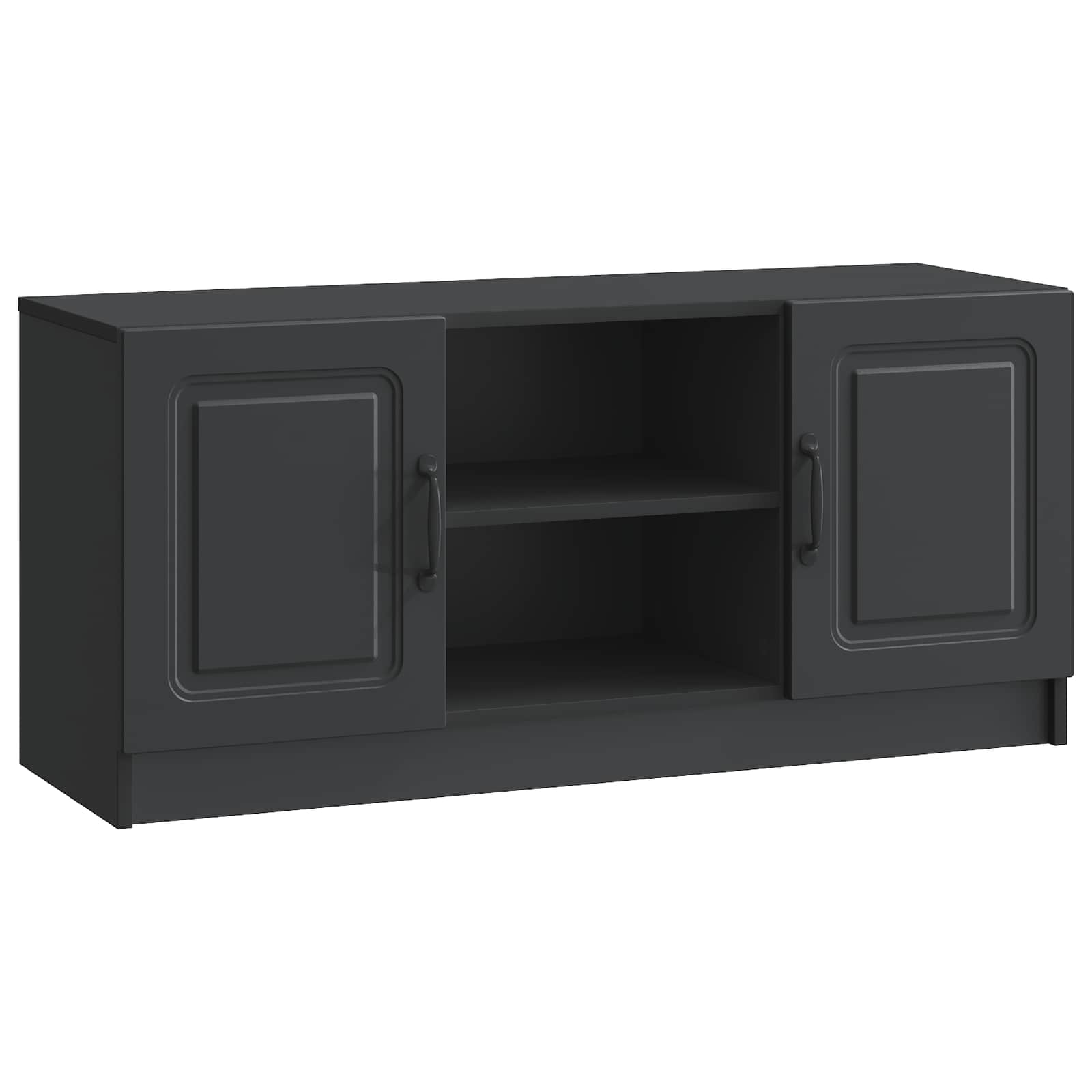 Televizoriaus spintelė Juoda 102 x 34,5 x 47 cm