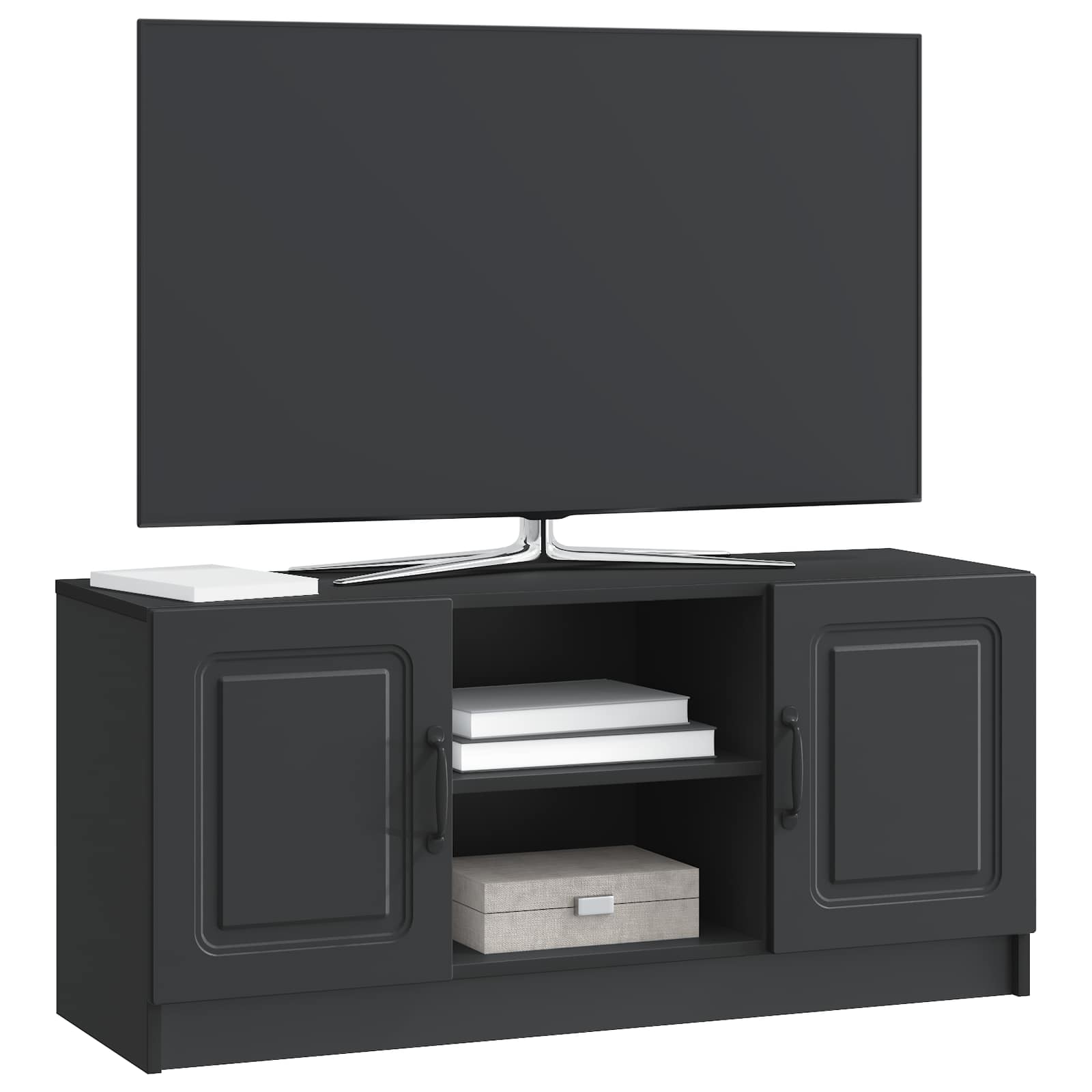 Televizoriaus spintelė Juoda 102 x 34,5 x 47 cm