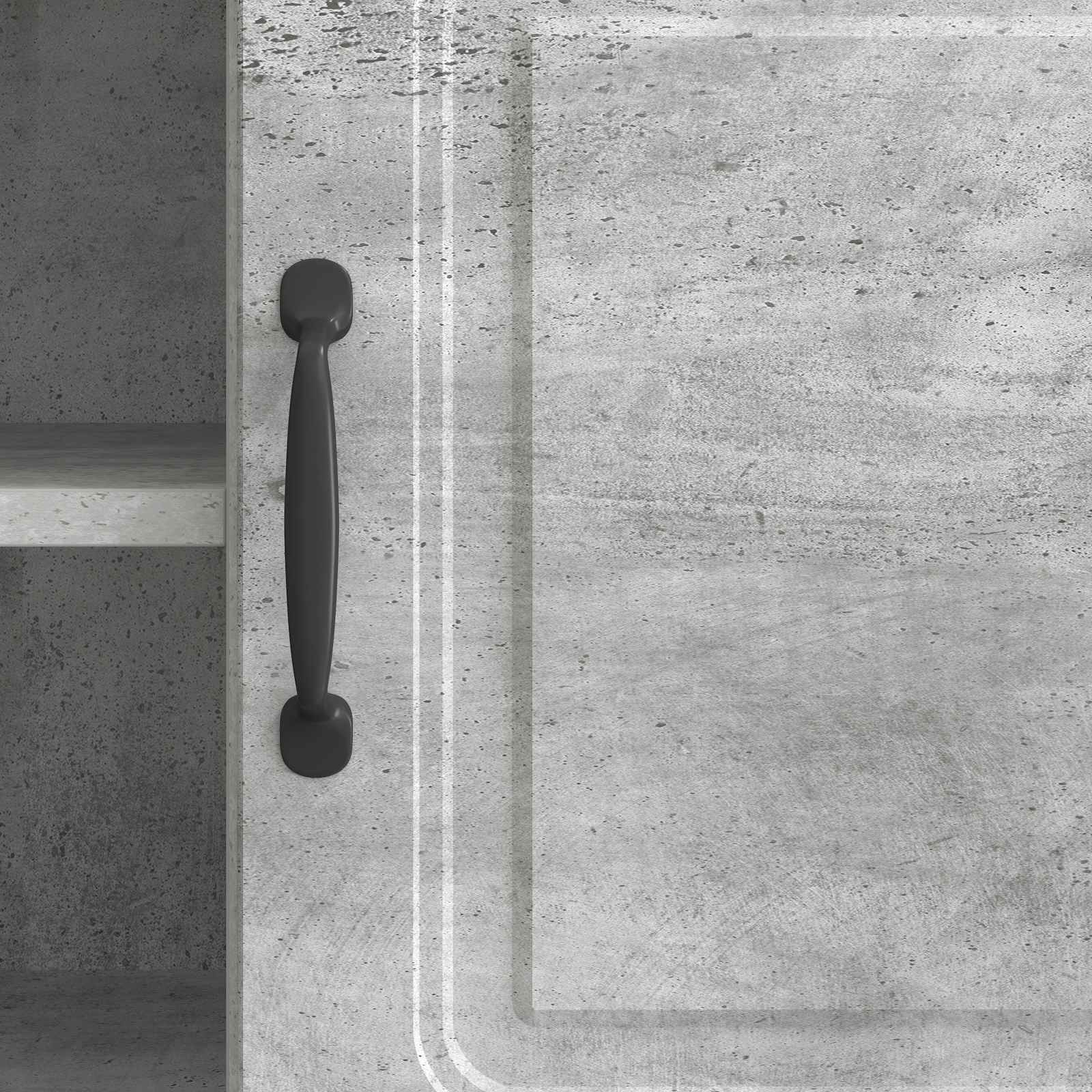 TV skapītis Betona pelēks 102 x 34,5 x 47 cm