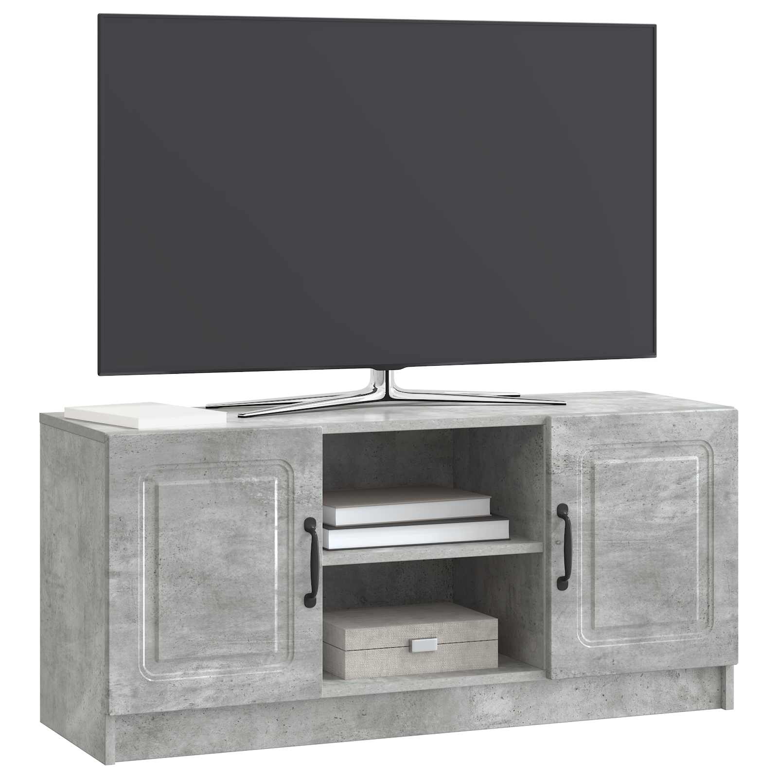 TV skapītis Betona pelēks 102 x 34,5 x 47 cm