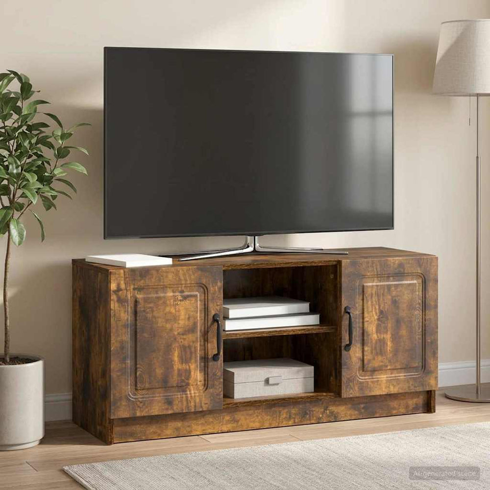 Televizoriaus spintelė Dūminio ąžuolo 102 x 34,5 x 47 cm