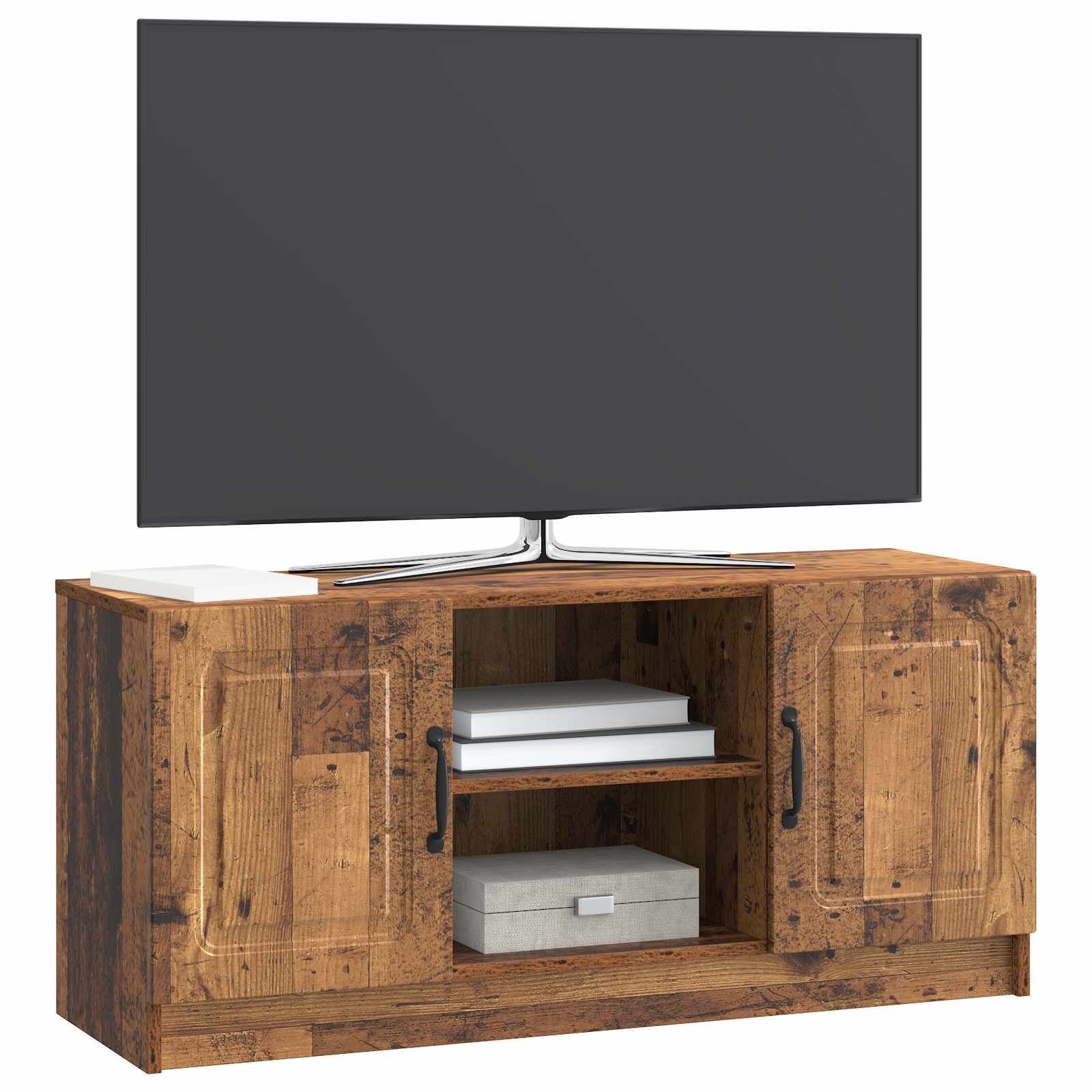 Televizoriaus spintelė Sendintos medienos 102 x 34,5 x 47 cm