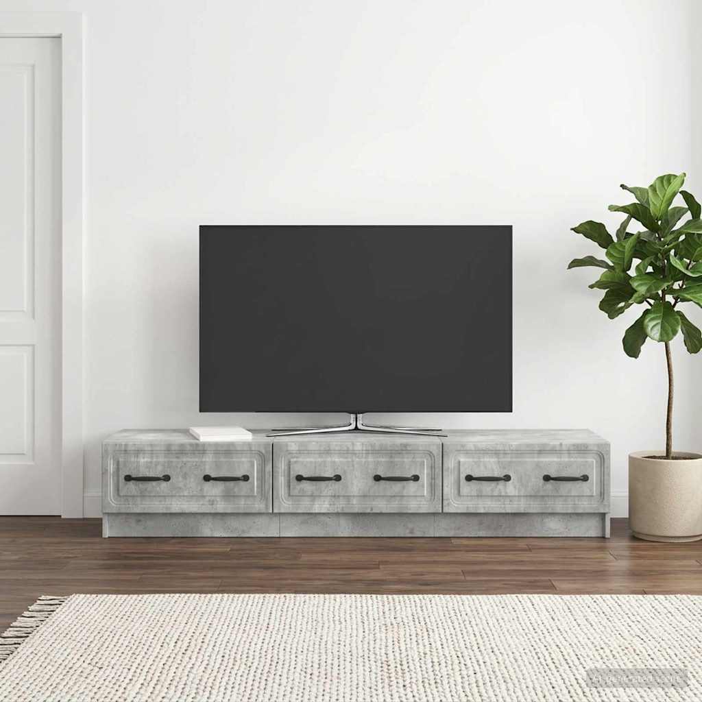 Televizoriaus spintelė Betono pilka 147 x 34,5 x 27 cm