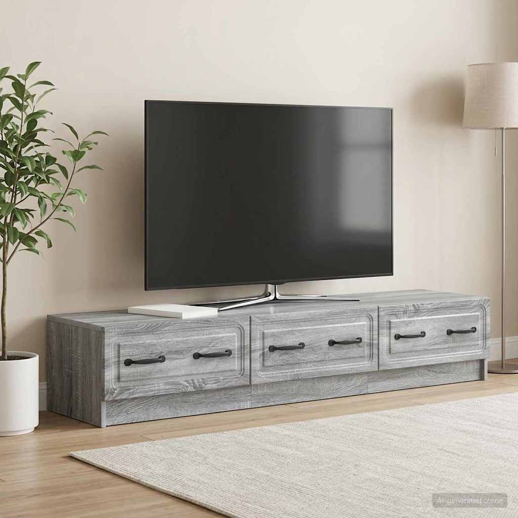 TV skapītis, pelēks sonoma ozols, 147 x 34,5 x 27 cm
