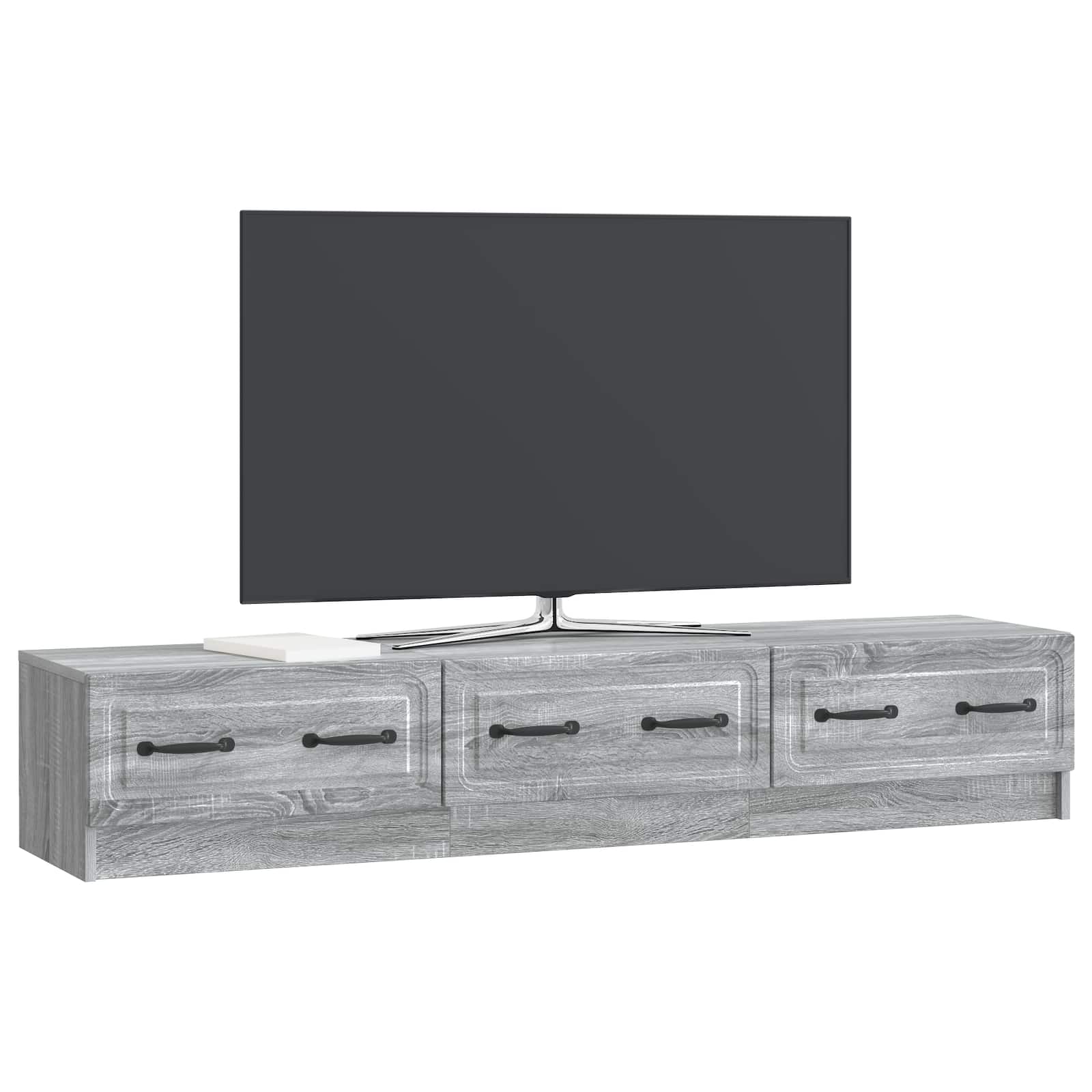 TV skapītis, pelēks sonoma ozols, 147 x 34,5 x 27 cm