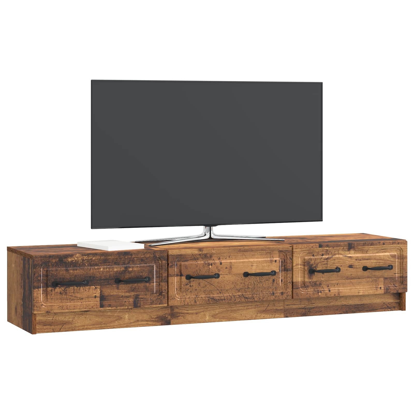 TV skapītis Novecota koka 147 x 34,5 x 27 cm