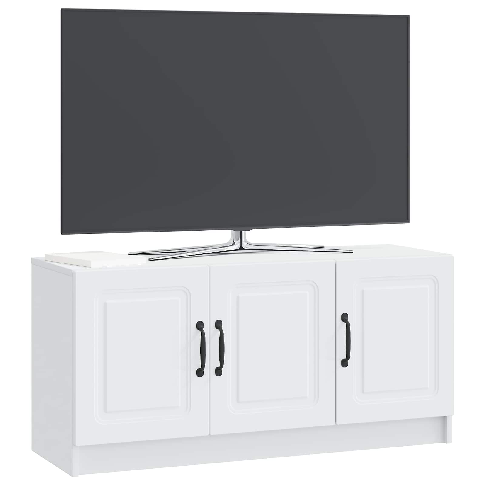 Televizoriaus spintelė Balta 99 x 34,5 x 47 cm Apdirbta mediena