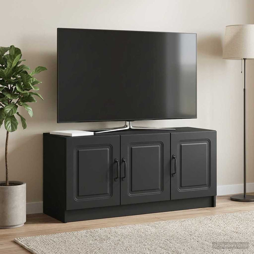 Televizoriaus spintelė Juoda 99 x 34,5 x 47 cm Apdirbta mediena