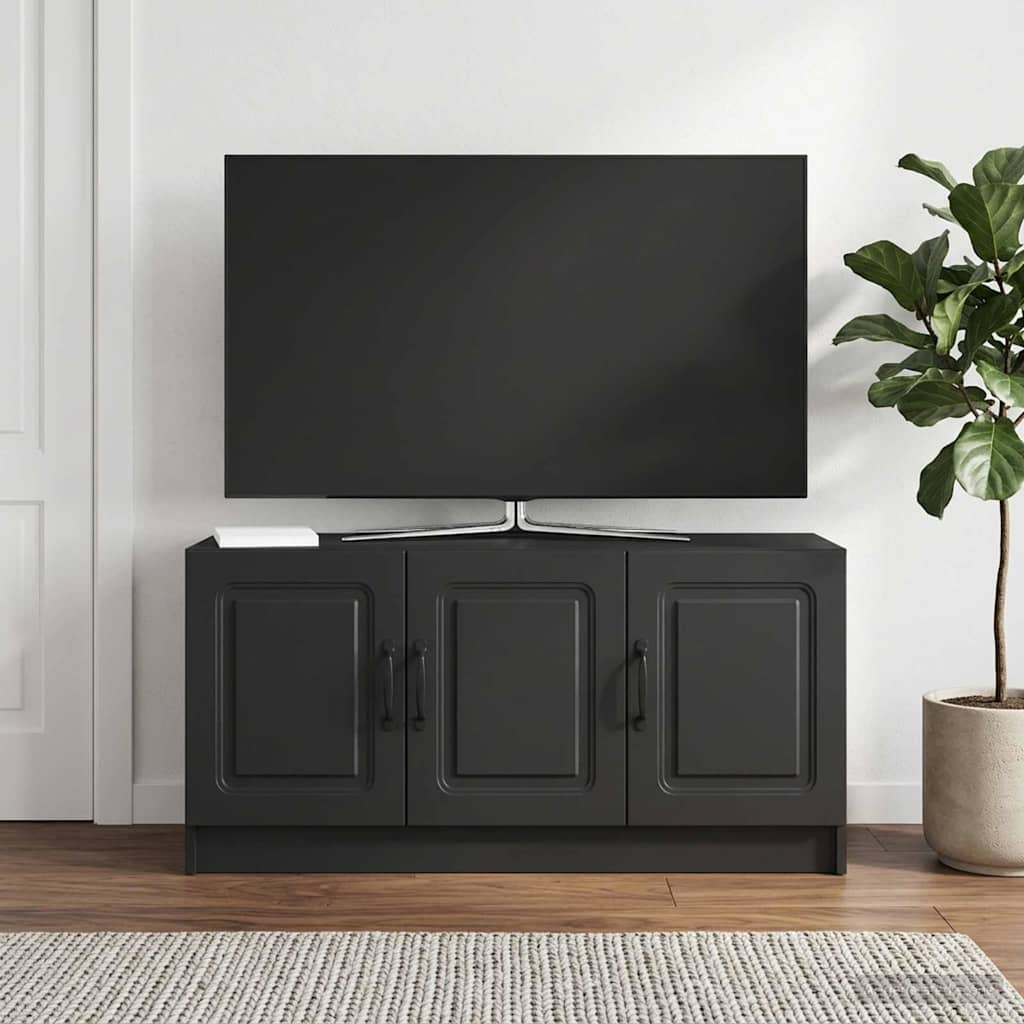 Televizoriaus spintelė Juoda 99 x 34,5 x 47 cm Apdirbta mediena