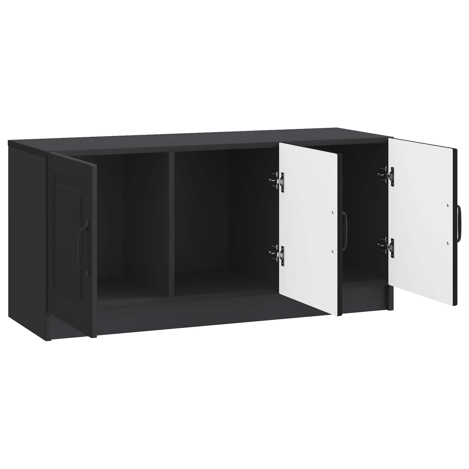 Televizoriaus spintelė Juoda 99 x 34,5 x 47 cm Apdirbta mediena
