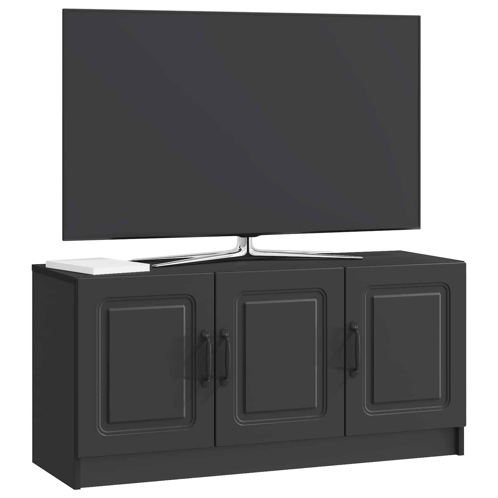 Televizoriaus spintelė Juoda 99 x 34,5 x 47 cm Apdirbta mediena