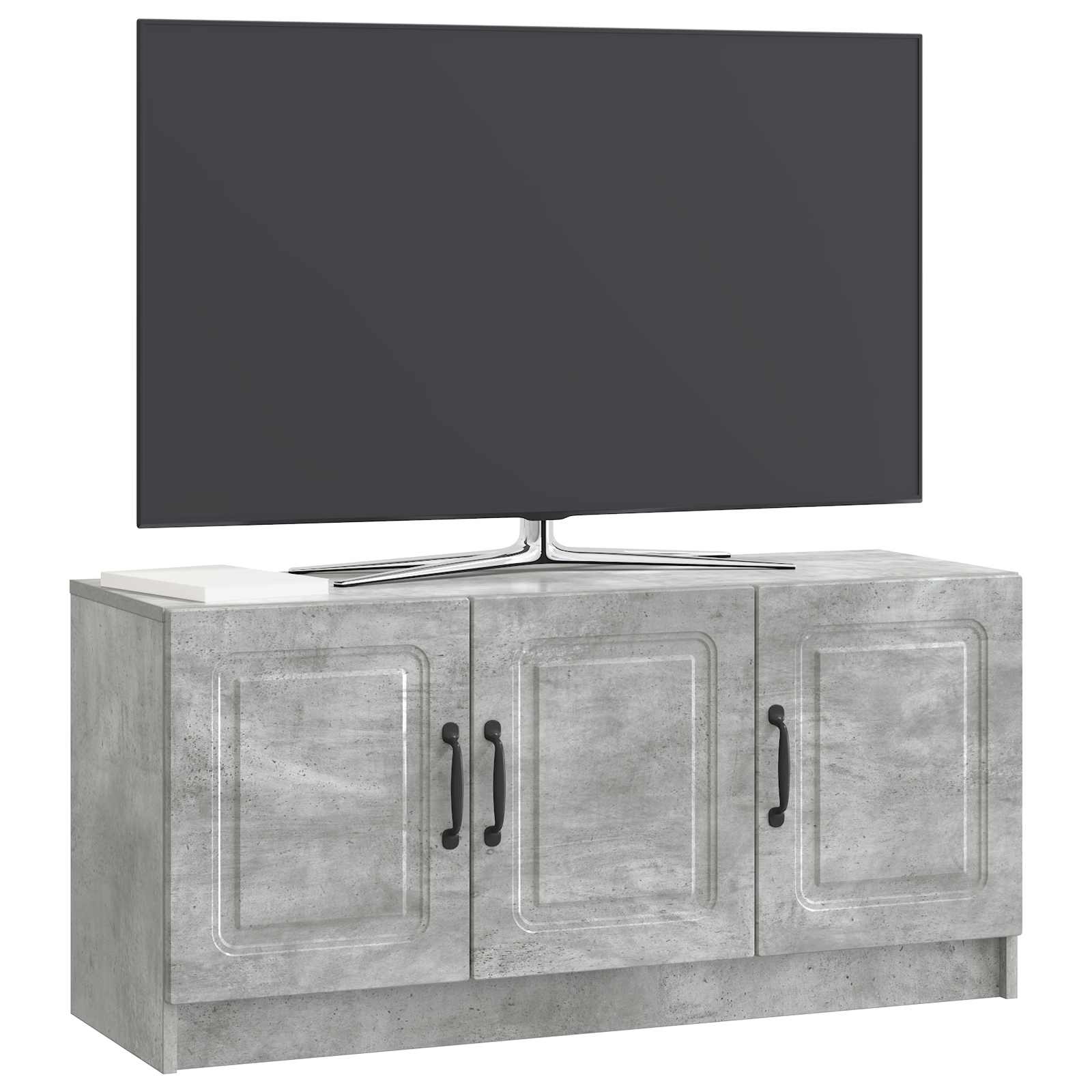 Televizoriaus spintelė Betono pilka 99 x 34,5 x 47 cm