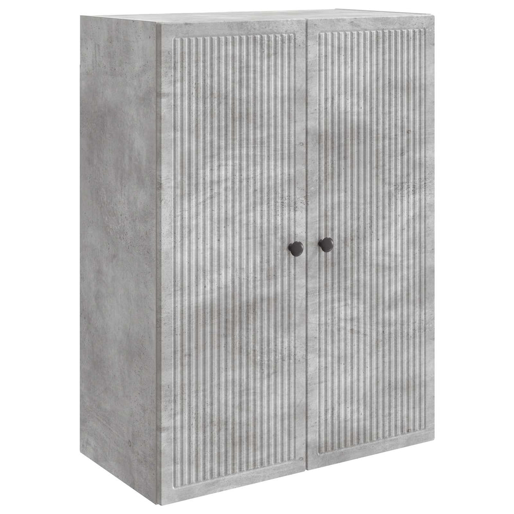 Prie sienos montuojama spinta Betono pilka 66 x 34,5 x 90 cm