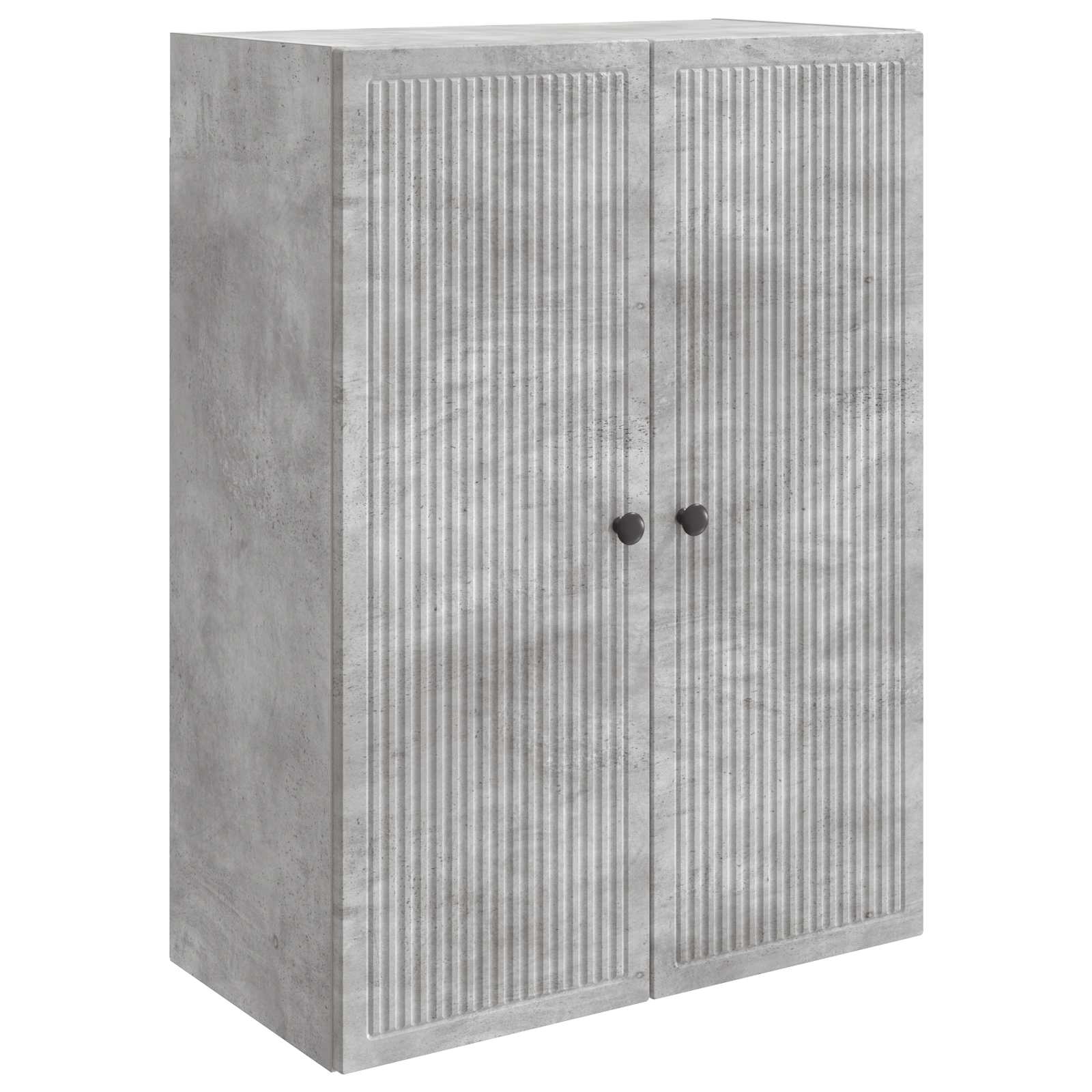 Prie sienos montuojama spinta Betono pilka 66 x 34,5 x 90 cm
