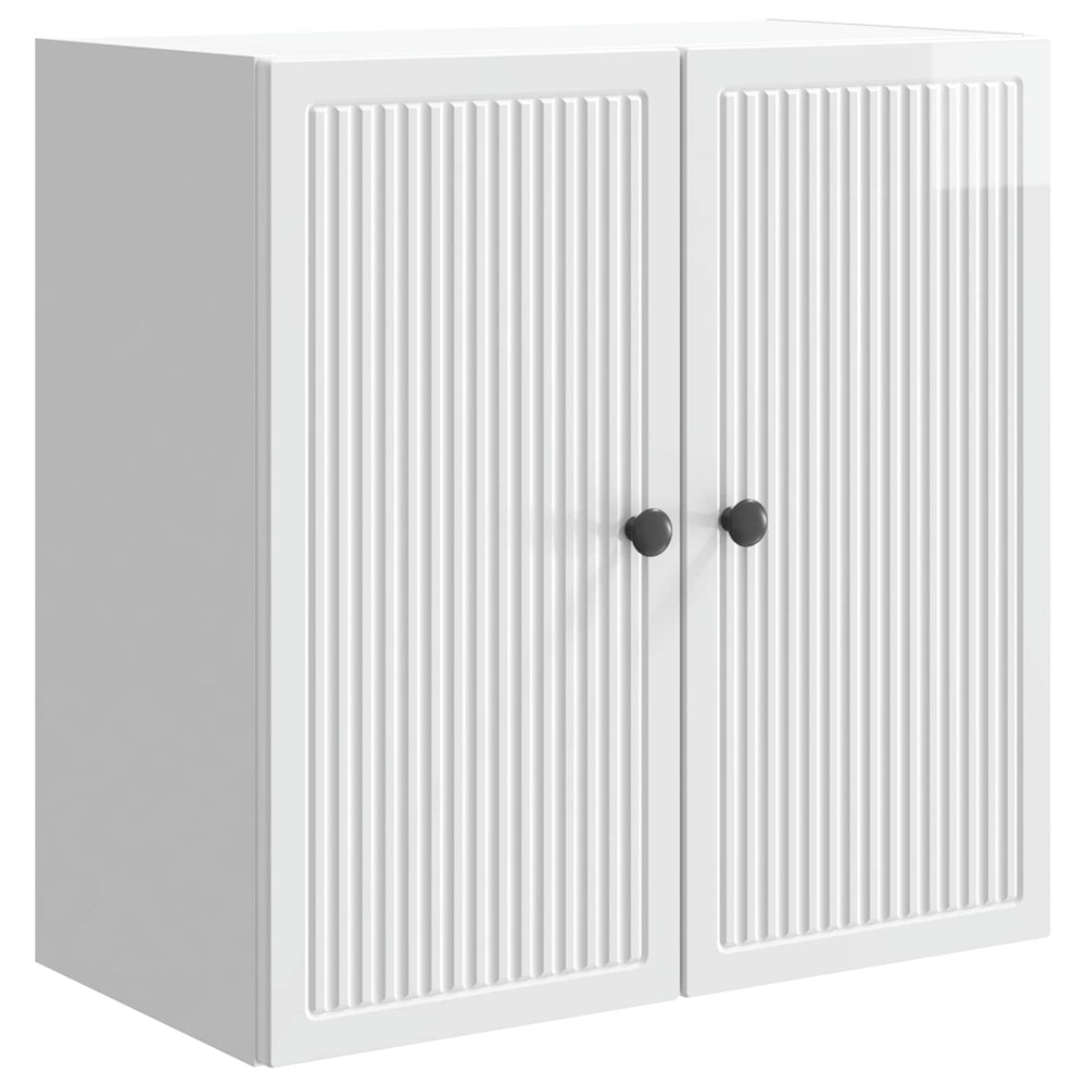 Prie sienos montuojama spinta Itin blizgi balta 59 x 31 x 60 cm