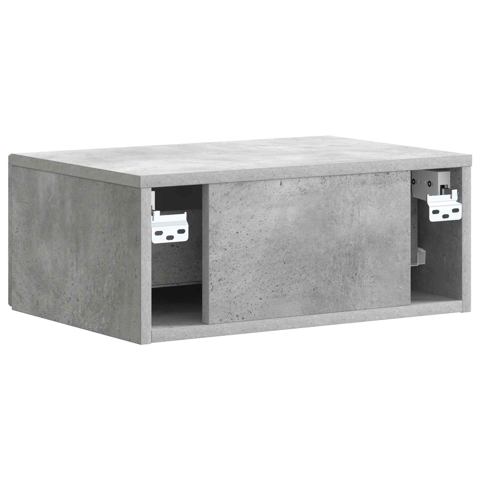 Šalia lovos spintelė 2 pcs Betono pilka 49 x 34,5 x 20 cm