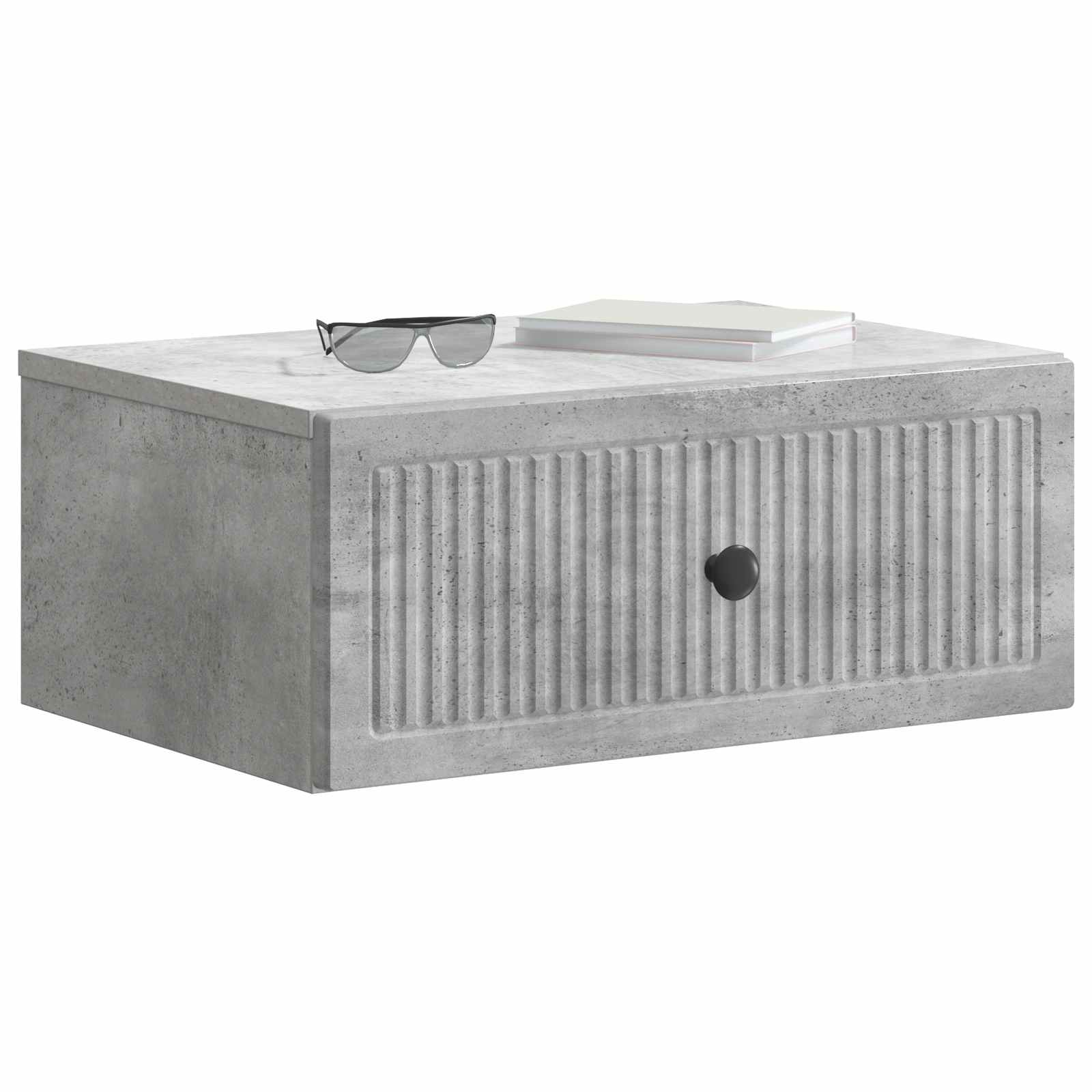 Šalia lovos spintelė 2 pcs Betono pilka 49 x 34,5 x 20 cm
