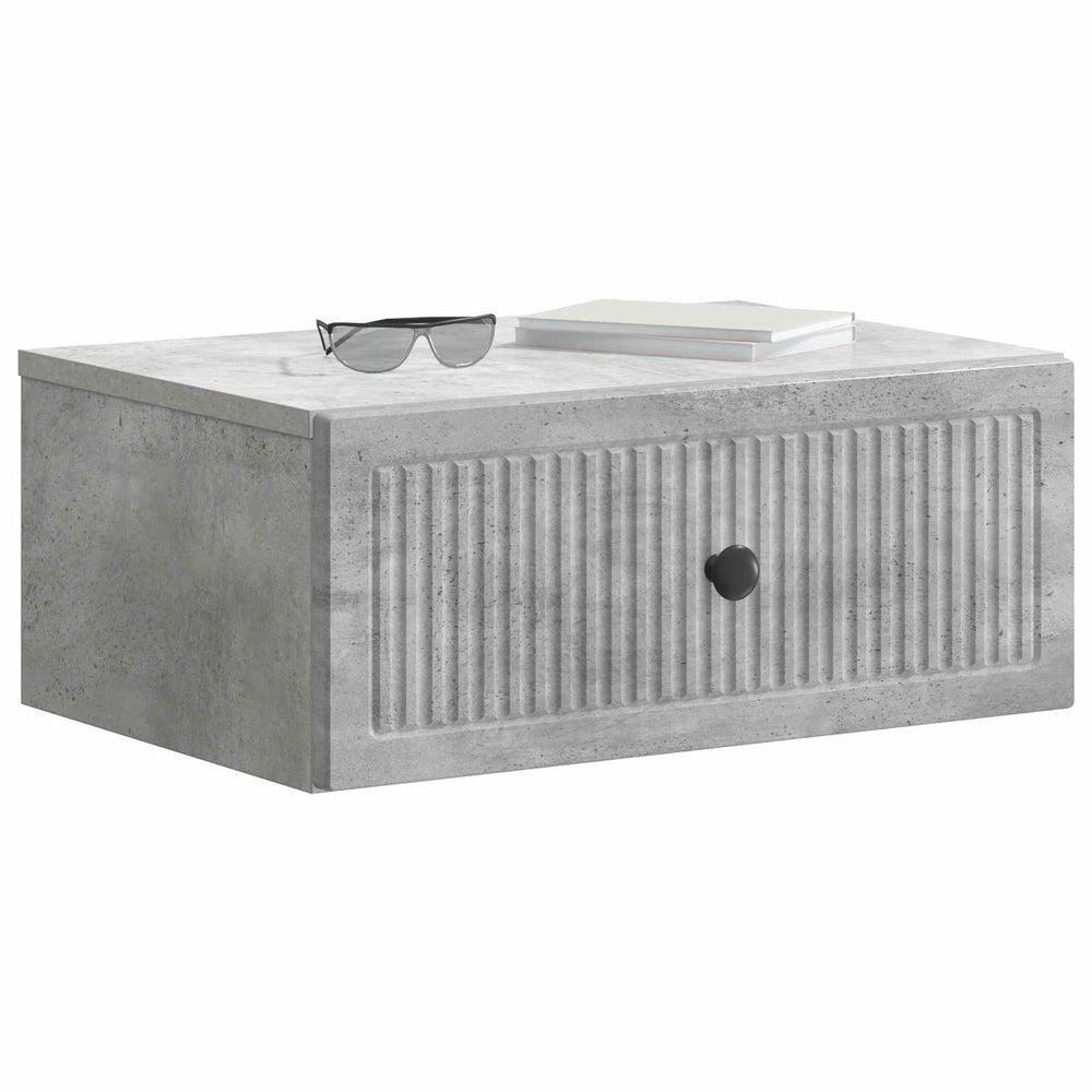 Šalia lovos spintelė 2 pcs Betono pilka 49 x 34,5 x 20 cm