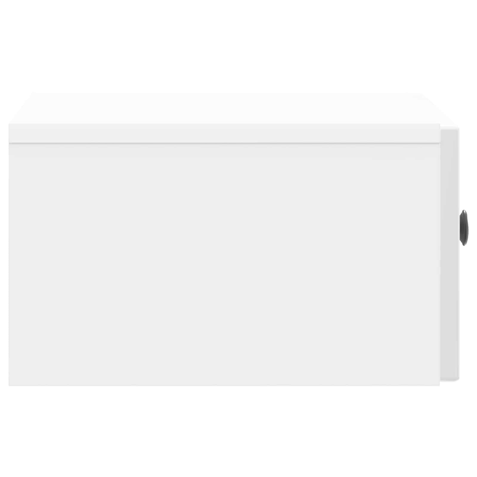 Šalia lovos spintelė 2 pcs Itin blizgi balta 49 x 34,5 x 20 cm