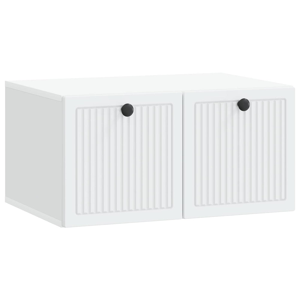 Sieninė TV spintelė Balta 59,5 x 41 x 30 cm Apdirbta mediena
