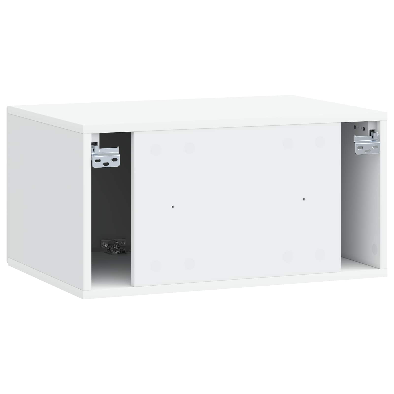 Sieninė TV spintelė Balta 59,5 x 41 x 30 cm Apdirbta mediena