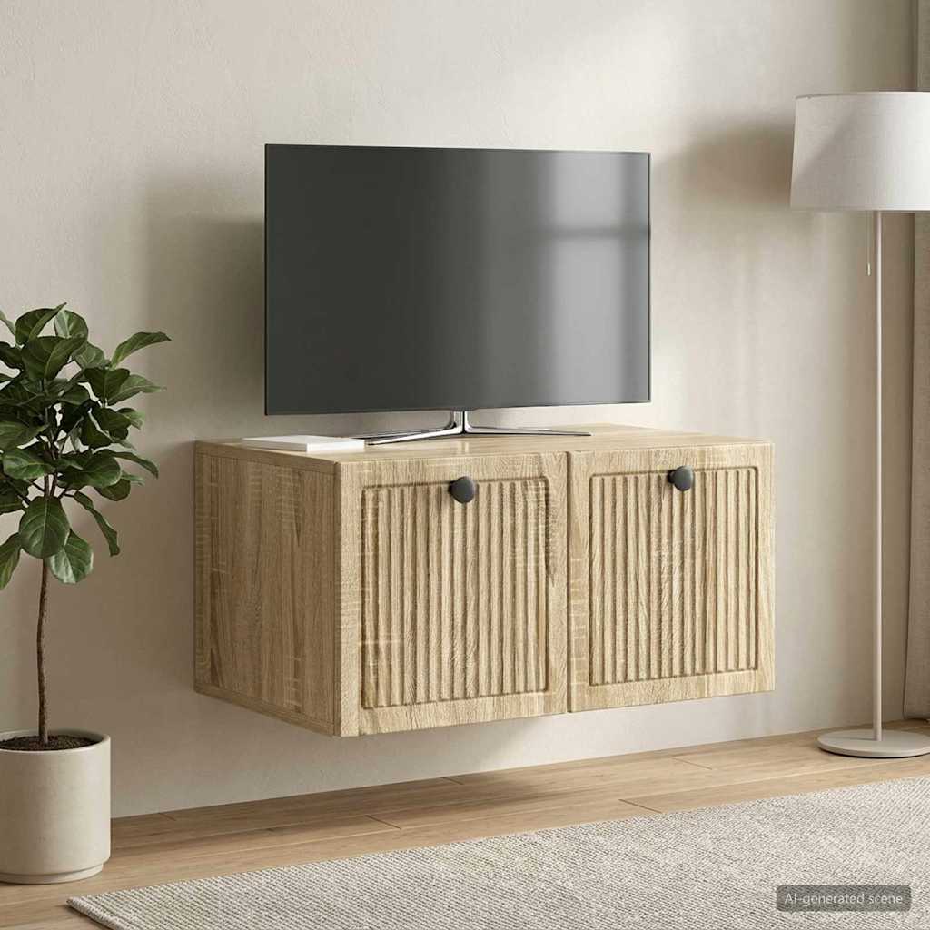 Sieninė TV spintelė Sonoma ąžuolas 59,5 x 41 x 30 cm
