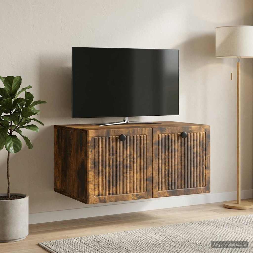 Sienas TV skapītis Dūmu ozola 59,5 x 41 x 30 cm
