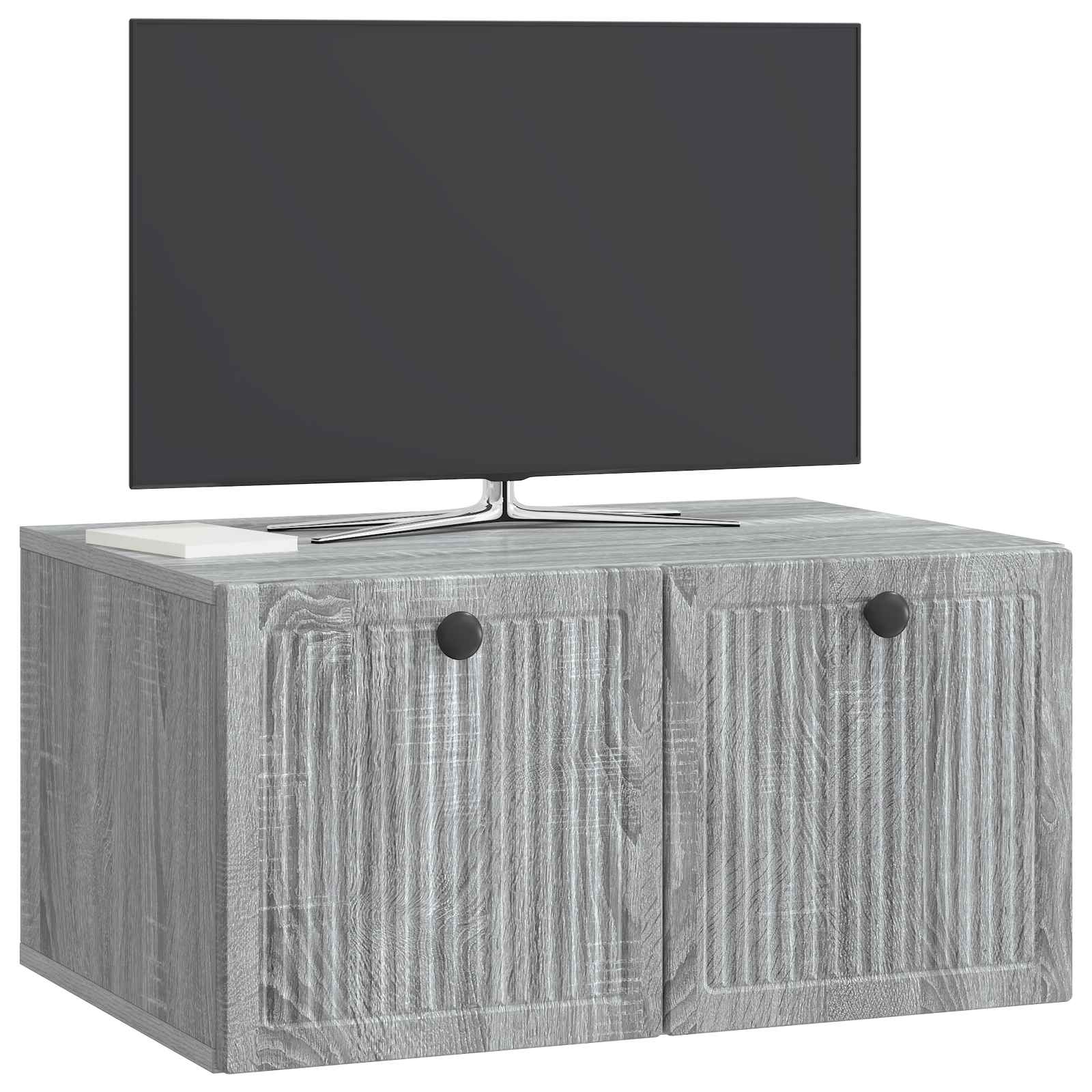 Sieninė TV spintelė Pilka sonoma ąžuolo 59,5 x 41 x 30 cm