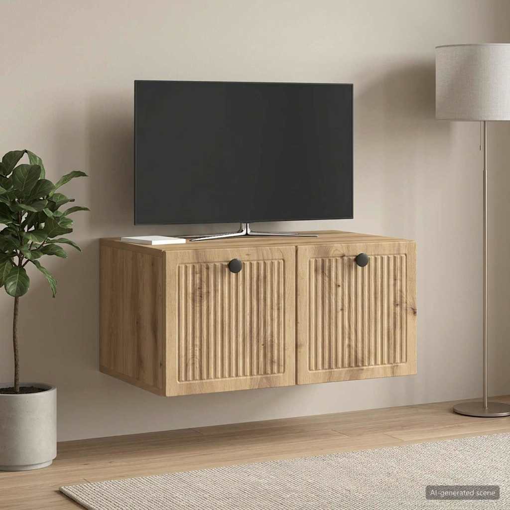 Sieninė TV spintelė Artisano ąžuolo 59,5 x 41 x 30 cm