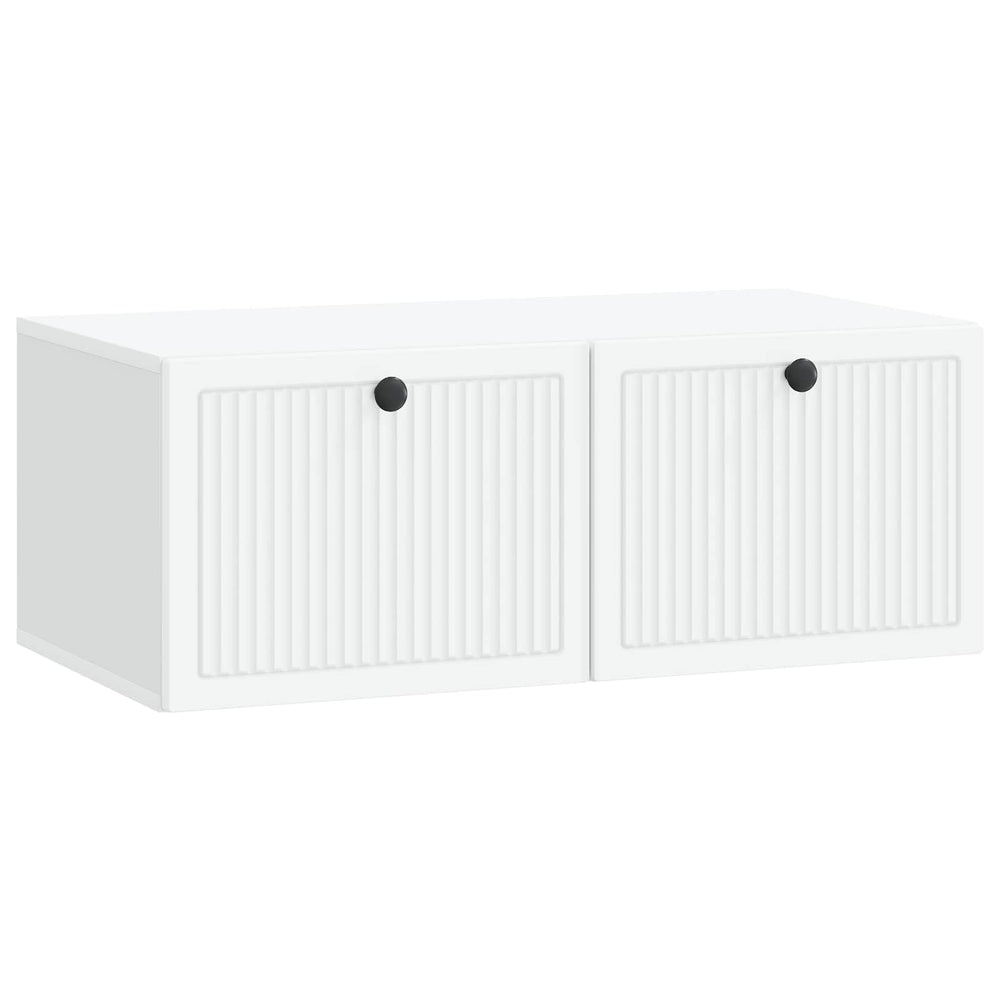 Sieninė TV spintelė Balta 78,5 x 41 x 30 cm Apdirbta mediena
