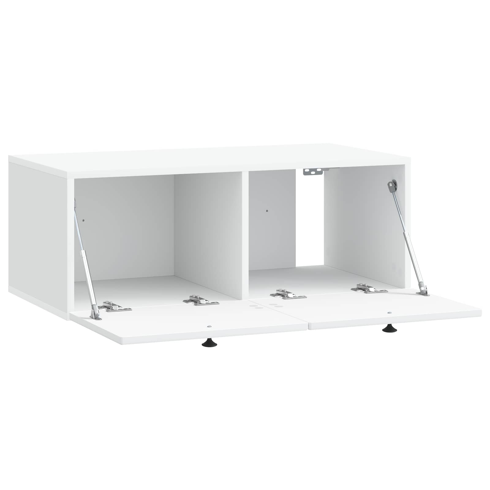 Sieninė TV spintelė Balta 78,5 x 41 x 30 cm Apdirbta mediena