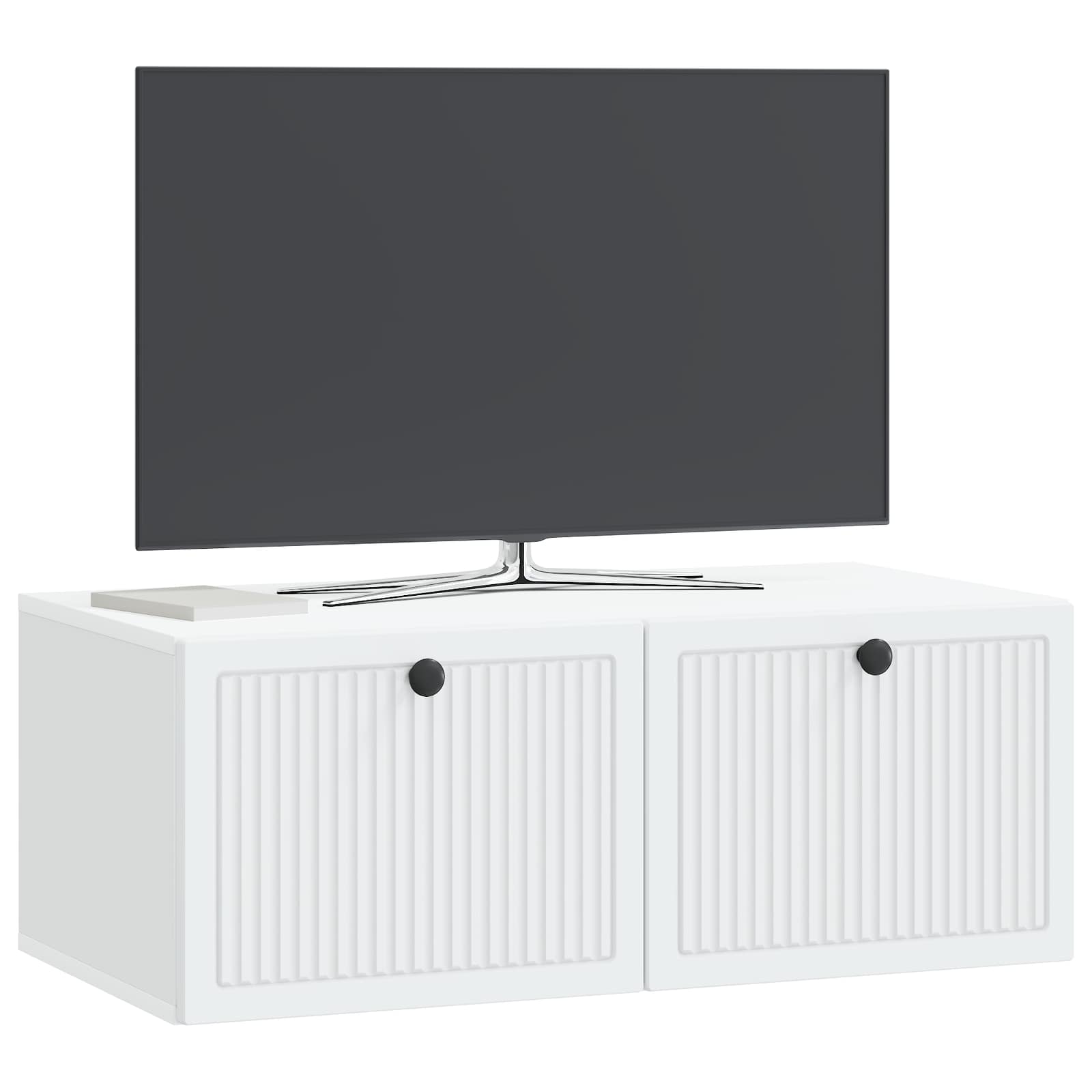 Sieninė TV spintelė Balta 78,5 x 41 x 30 cm Apdirbta mediena