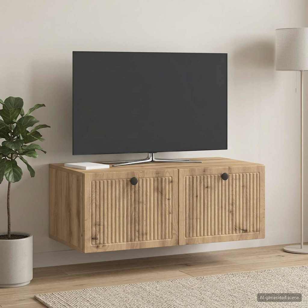 Sieninė TV spintelė Artisano ąžuolo 78,5 x 41 x 30 cm