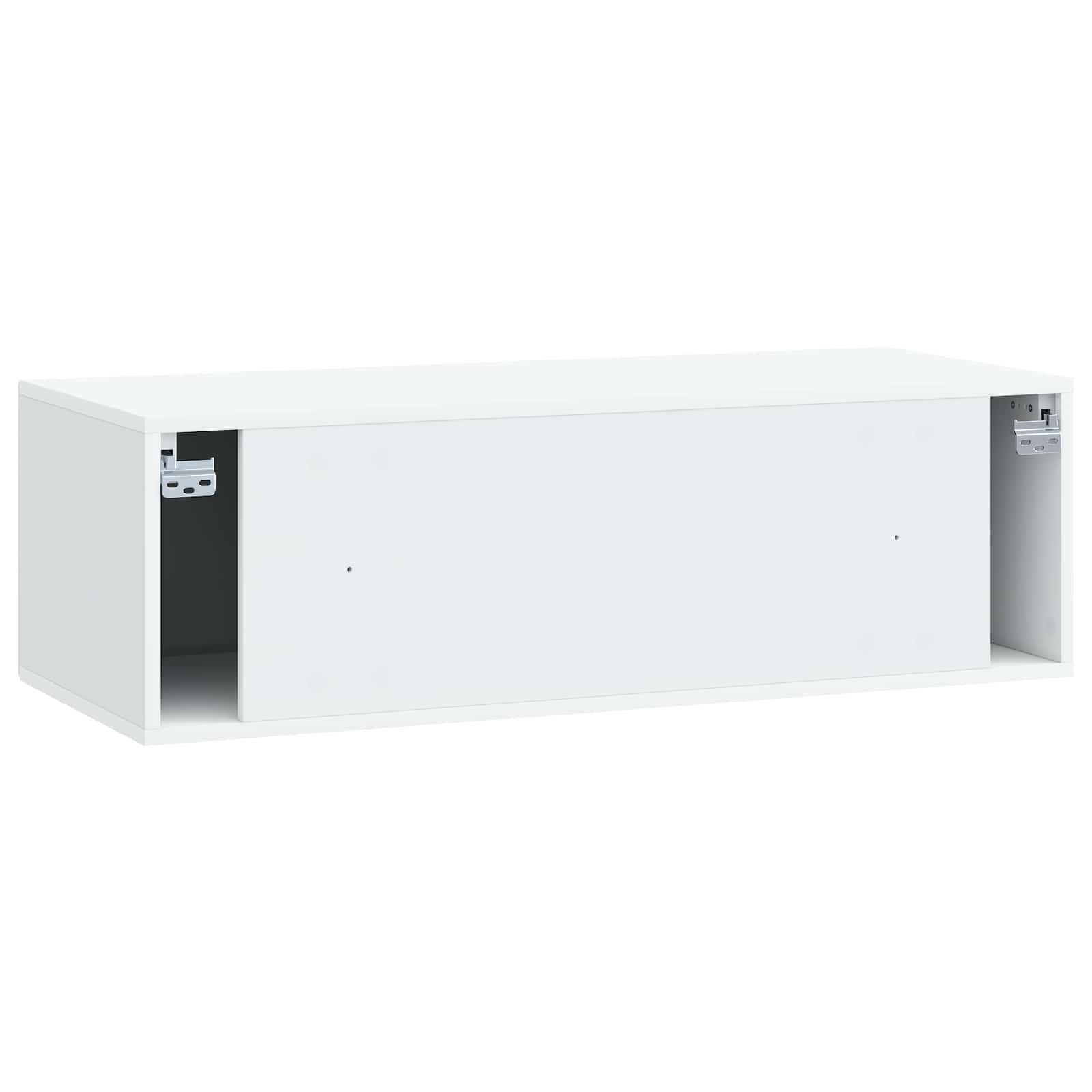 Sieninė TV spintelė Balta 98 x 41 x 30 cm Apdirbta mediena