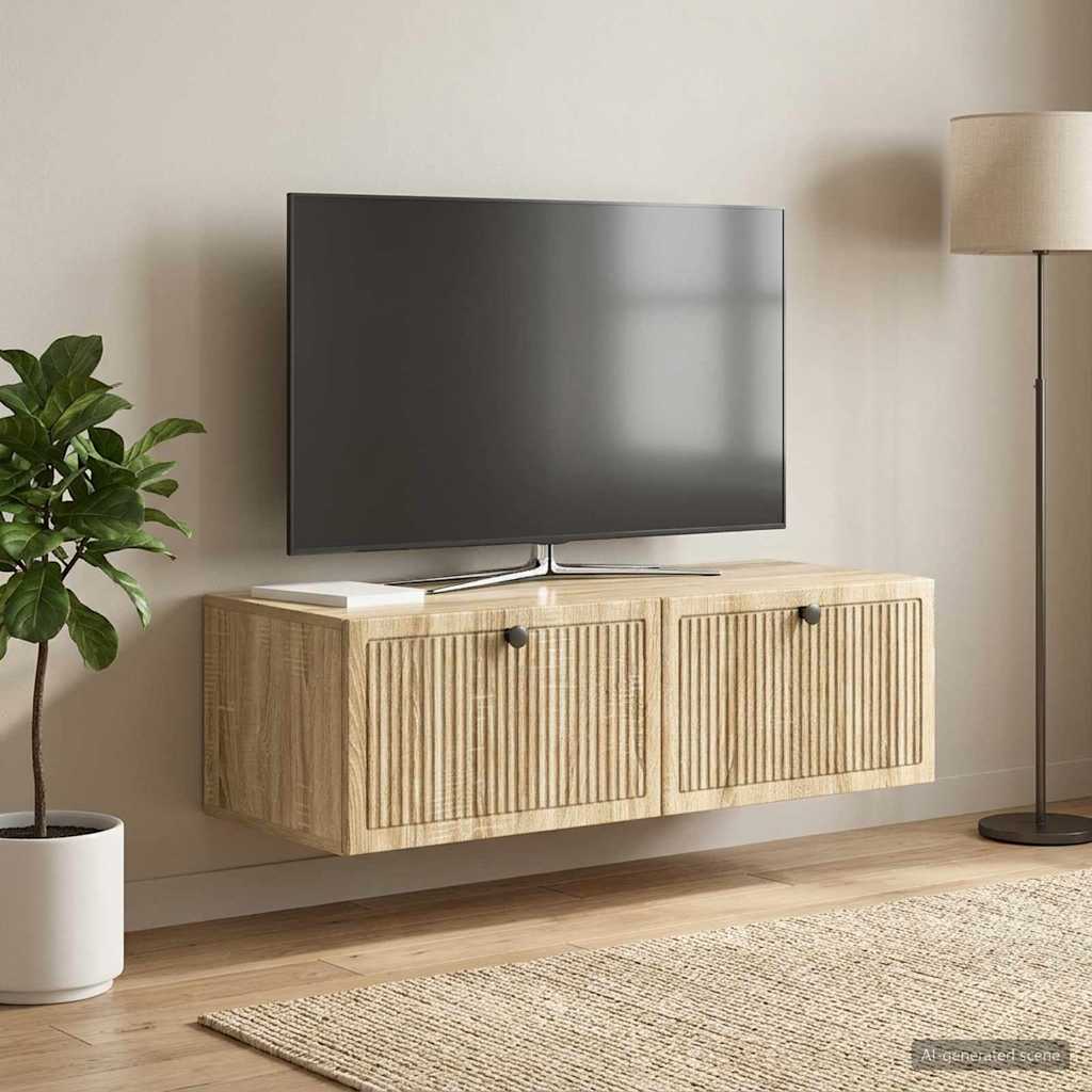 Sieninė TV spintelė Sonoma ąžuolas 98 x 41 x 30 cm