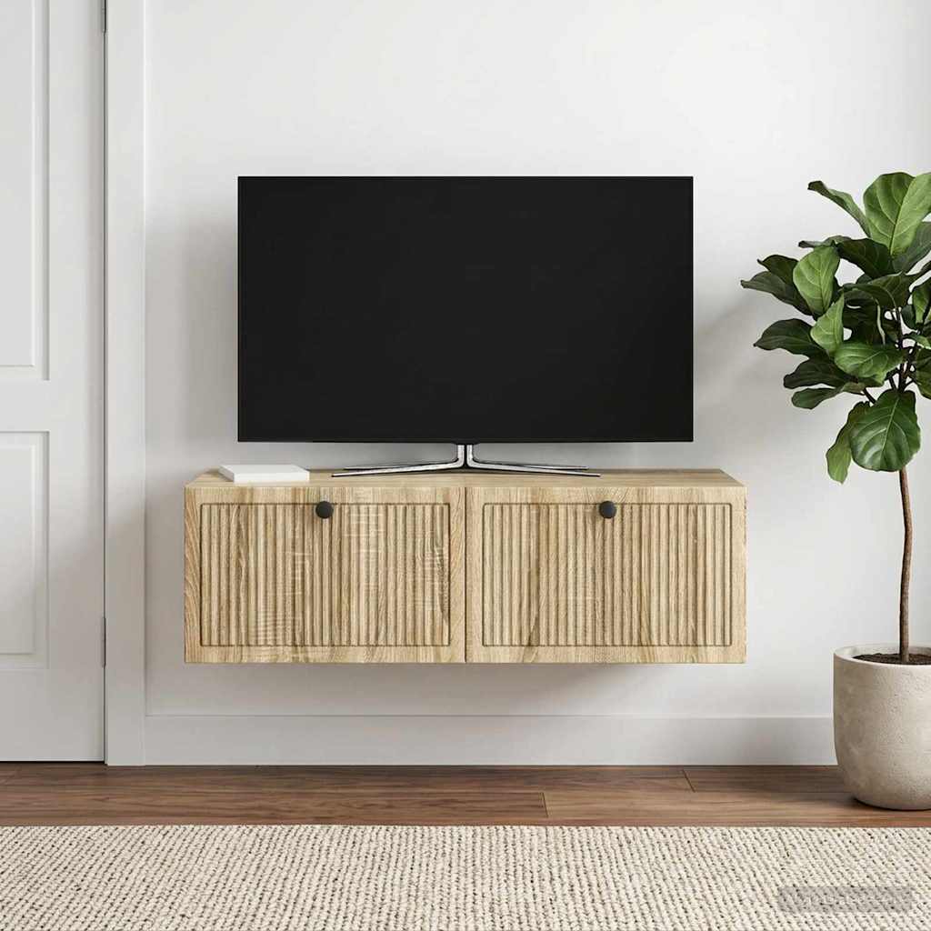 Sieninė TV spintelė Sonoma ąžuolas 98 x 41 x 30 cm