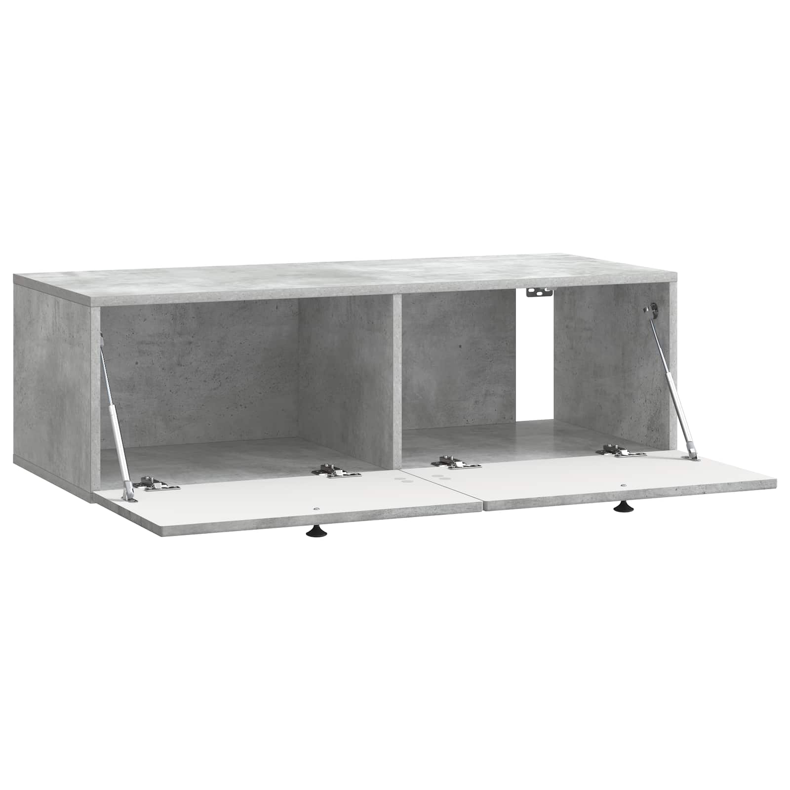 Sieninė TV spintelė Betono pilka 98 x 41 x 30 cm