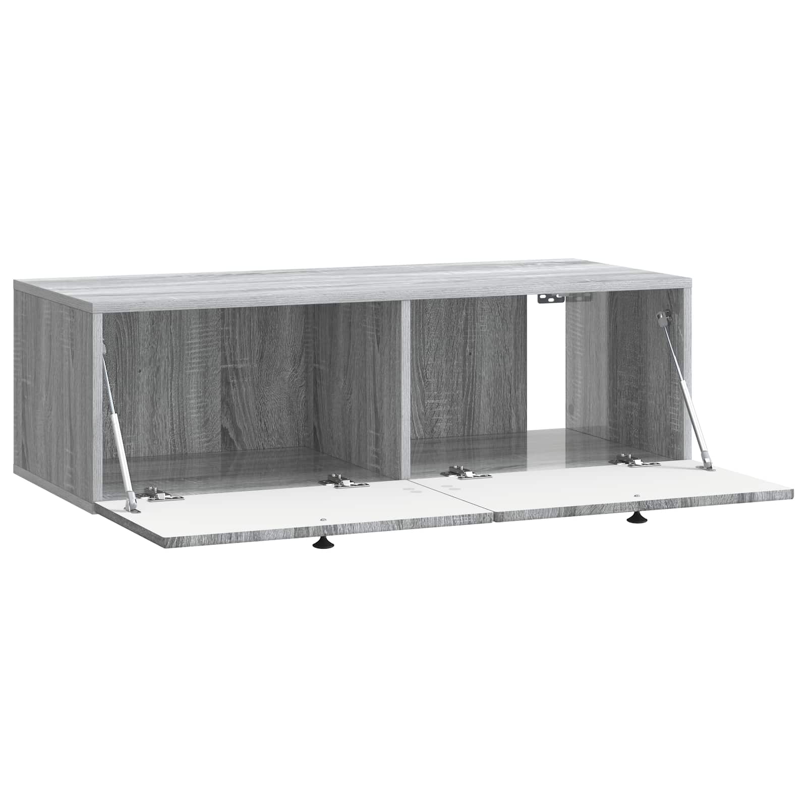 Sieninė TV spintelė Pilka sonoma ąžuolo 98 x 41 x 30 cm