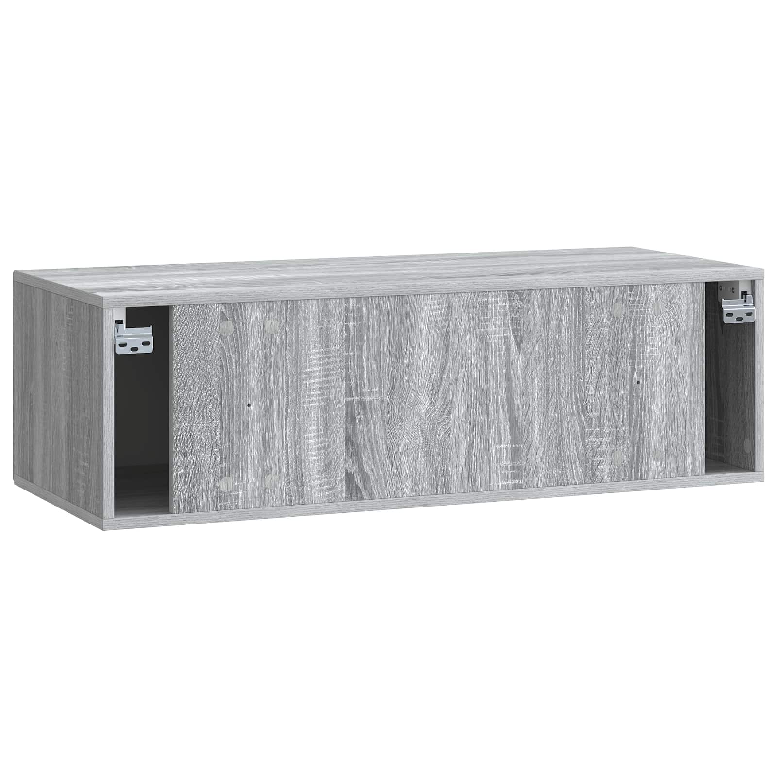Sieninė TV spintelė Pilka sonoma ąžuolo 98 x 41 x 30 cm