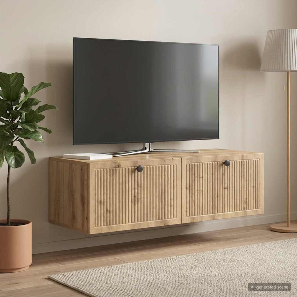 Sieninė TV spintelė Artisano ąžuolo 98 x 41 x 30 cm