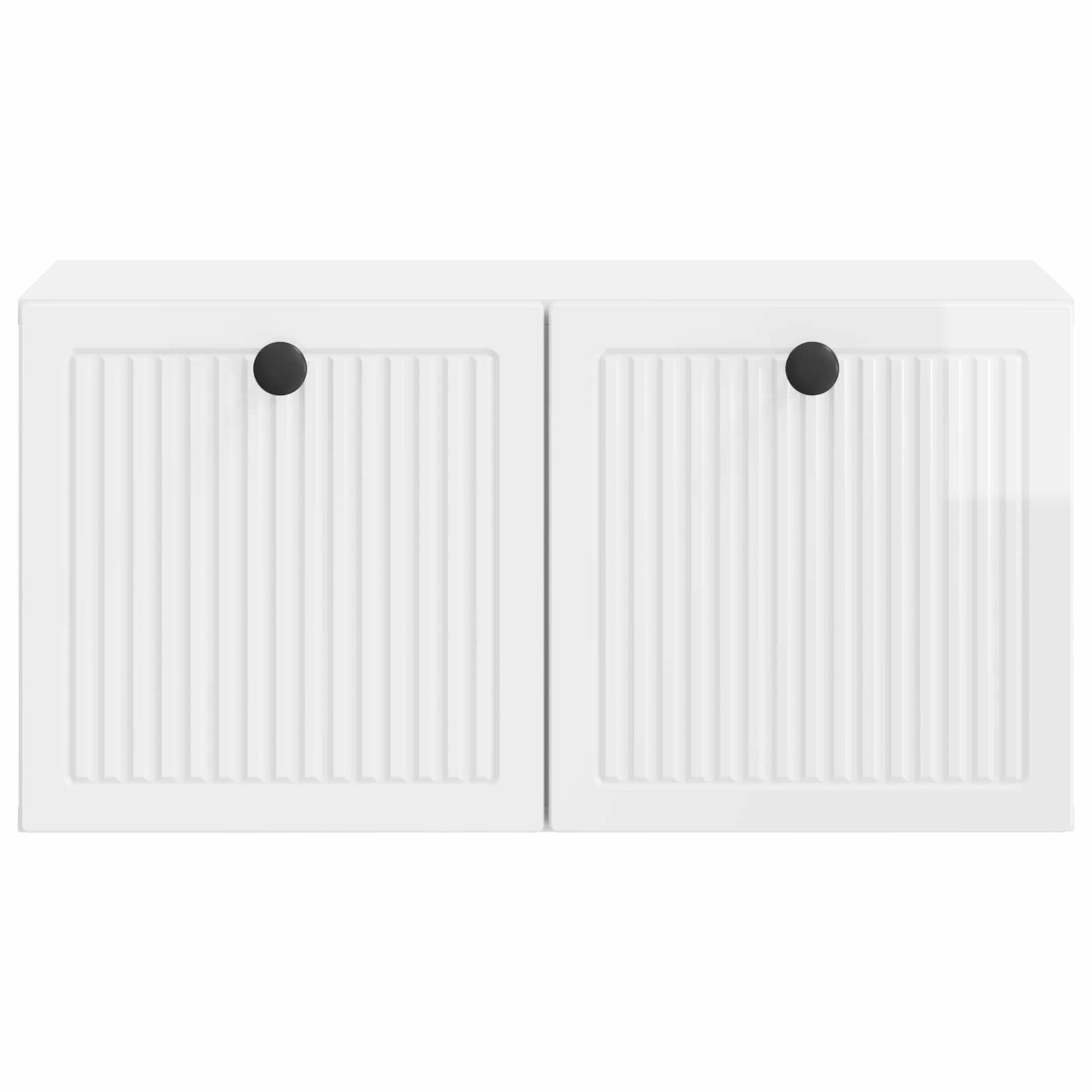 Sieninė TV spintelė Itin blizgi balta 59,5 x 31 x 30 cm