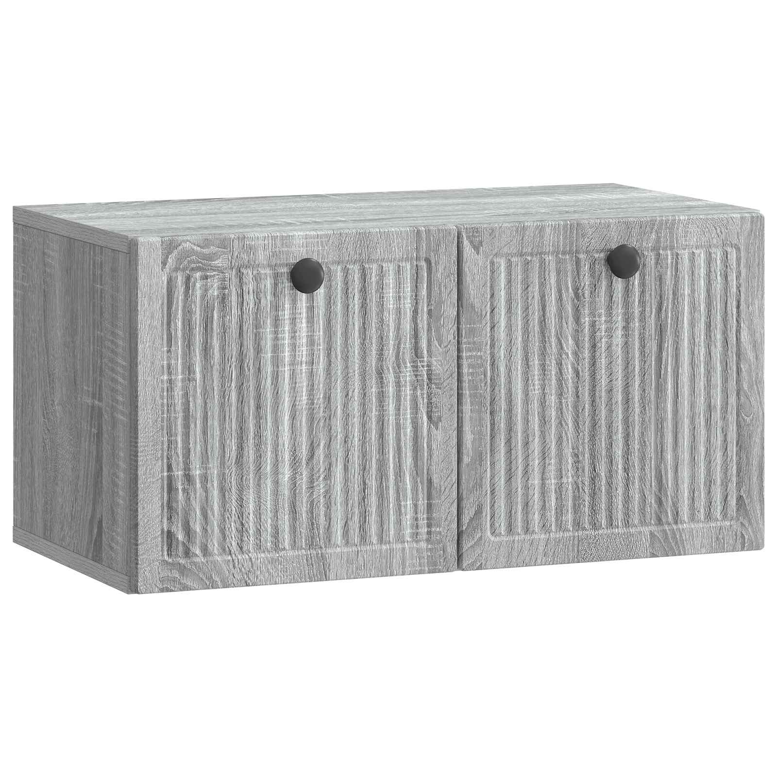 Sieninė TV spintelė Pilka sonoma ąžuolo 59,5 x 31 x 30 cm