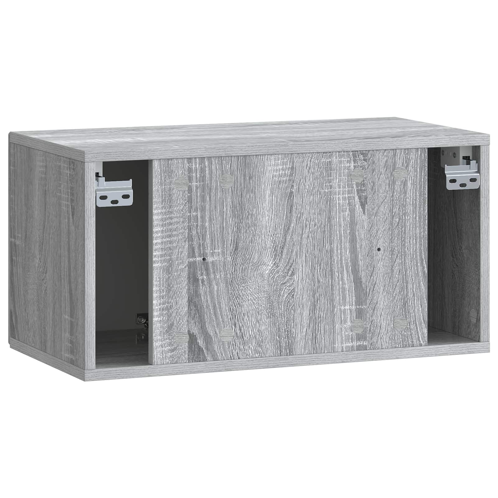 Sieninė TV spintelė Pilka sonoma ąžuolo 59,5 x 31 x 30 cm