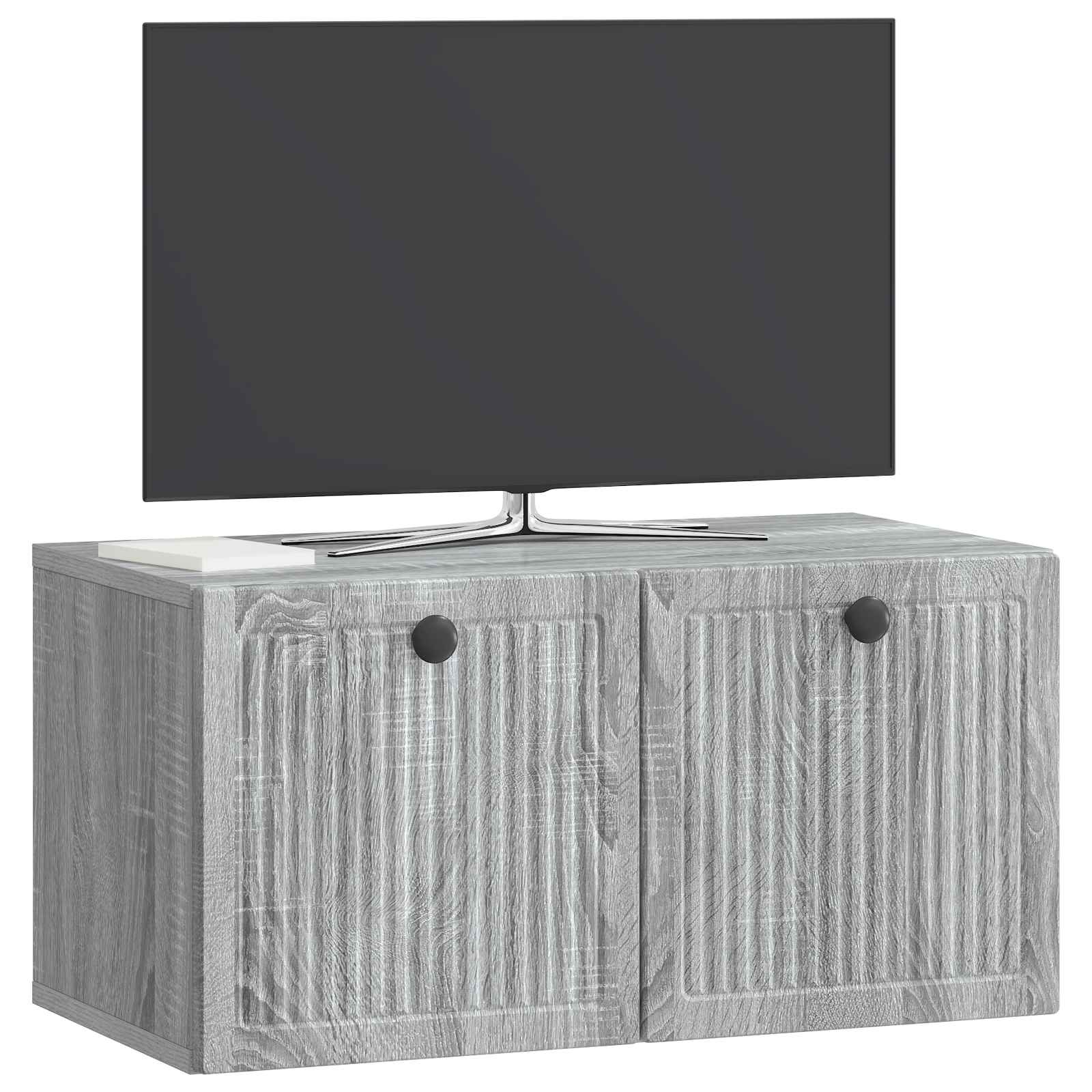 Sieninė TV spintelė Pilka sonoma ąžuolo 59,5 x 31 x 30 cm