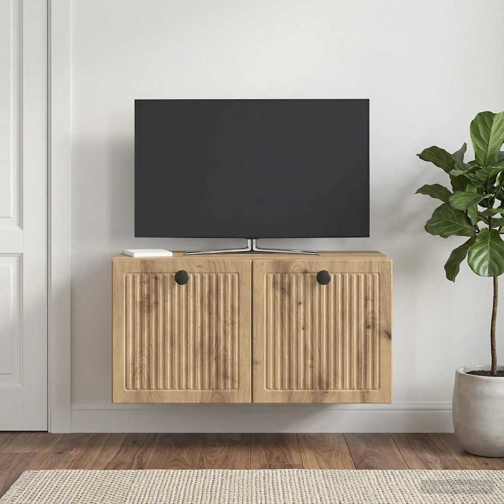 Sieninė TV spintelė Artisano ąžuolo 59,5 x 31 x 30 cm