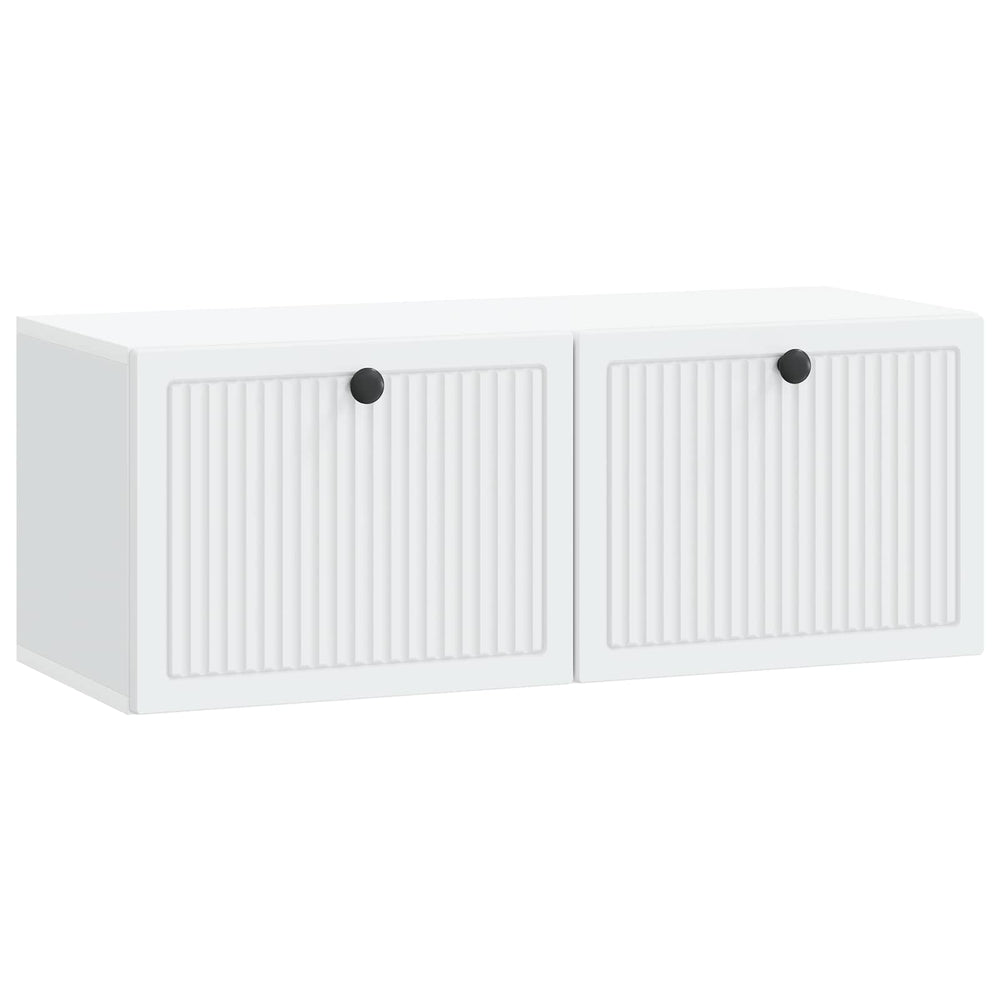Sieninė TV spintelė Balta 78,5 x 31 x 30 cm Apdirbta mediena