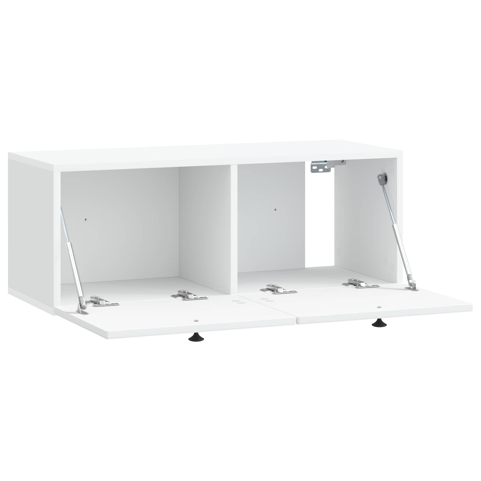 Sieninė TV spintelė Balta 78,5 x 31 x 30 cm Apdirbta mediena