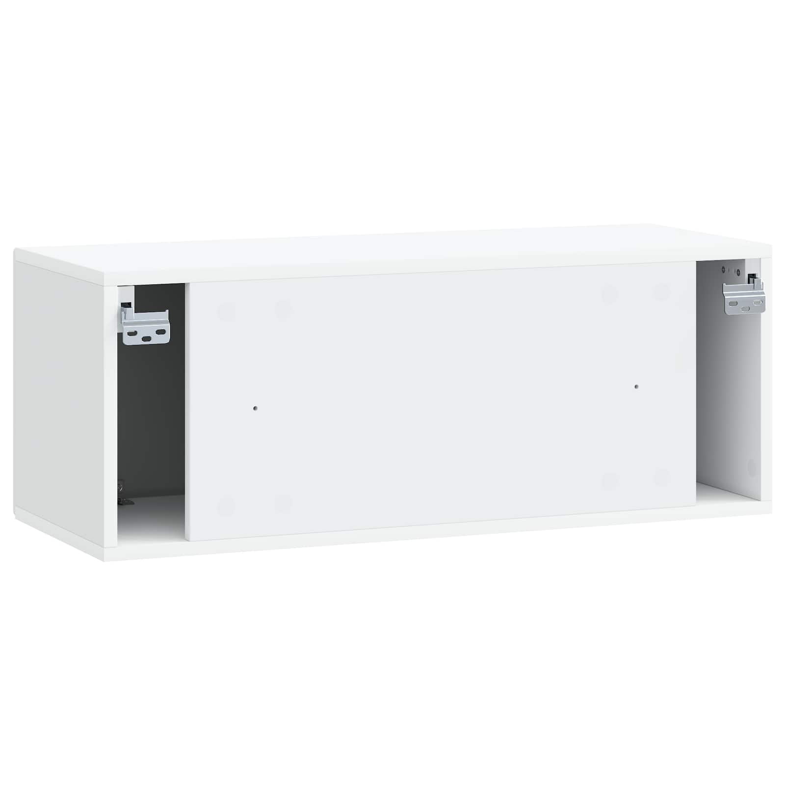 Sieninė TV spintelė Balta 78,5 x 31 x 30 cm Apdirbta mediena