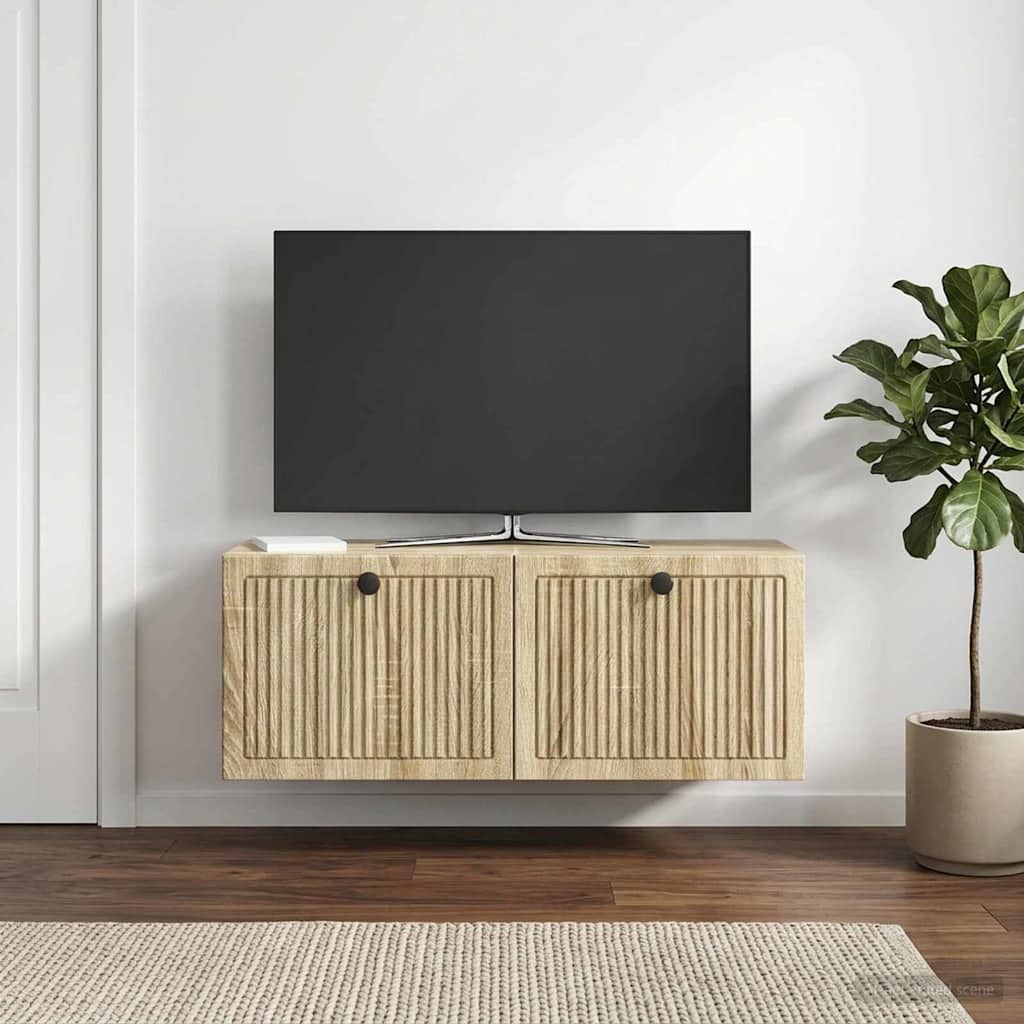 Sieninė TV spintelė Sonoma ąžuolas 78,5 x 31 x 30 cm